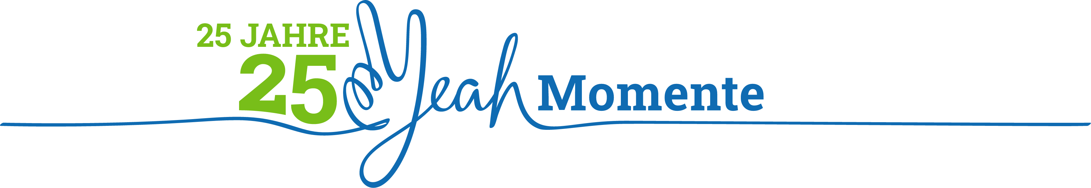 Das Kampagnenlogo: 25 YEAHS.